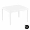 Sky Side Table 600×500 - White (MOQ of 2)