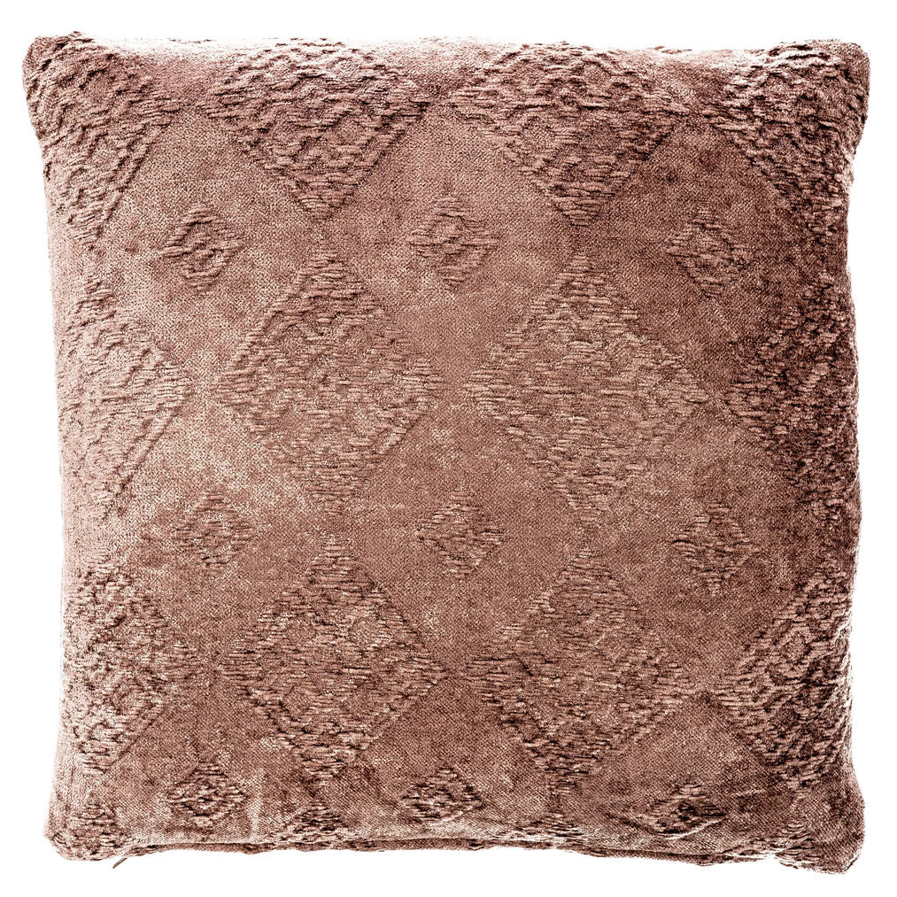 Royal Embossed Cushion 45cm - Pink