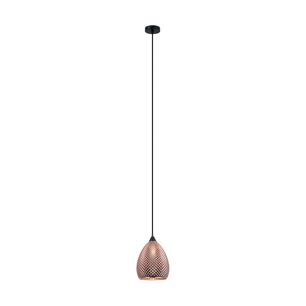 Pendant Light ES Copper (Glass) Ellipse with segments OD225mm