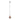 Pendant Light ES Copper (Glass) Ellipse with segments OD225mm