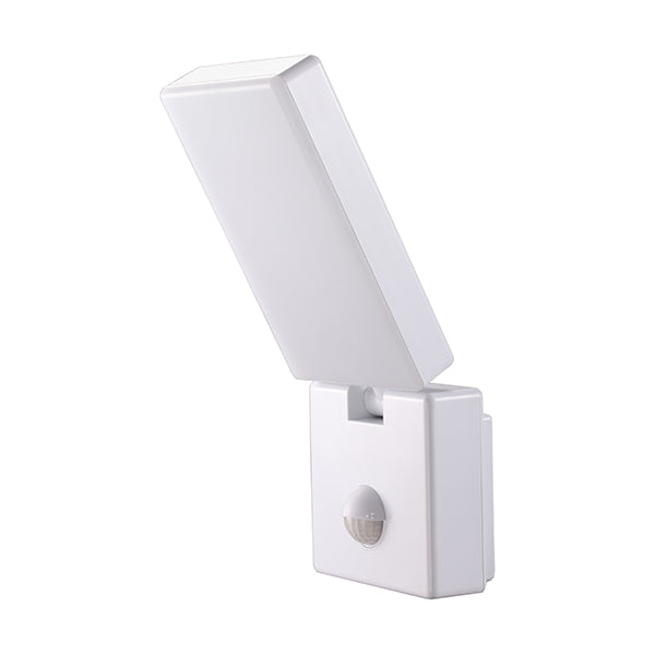Security Light Single Adjustable LED White 4000K IP65 15W with sensor