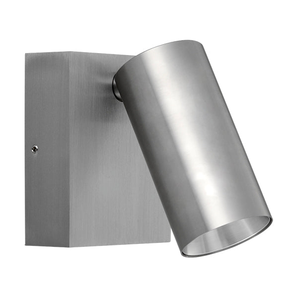 Single Adjustable Pillar Light LED Anodized Aluminium 3000K / 4000K / 5500K IP65 8W without sensor