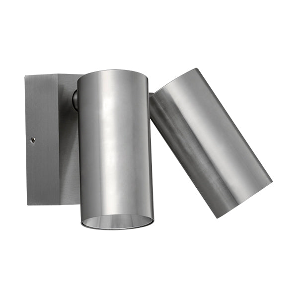 Double Adjustable Pillar Light LED - Titanium
