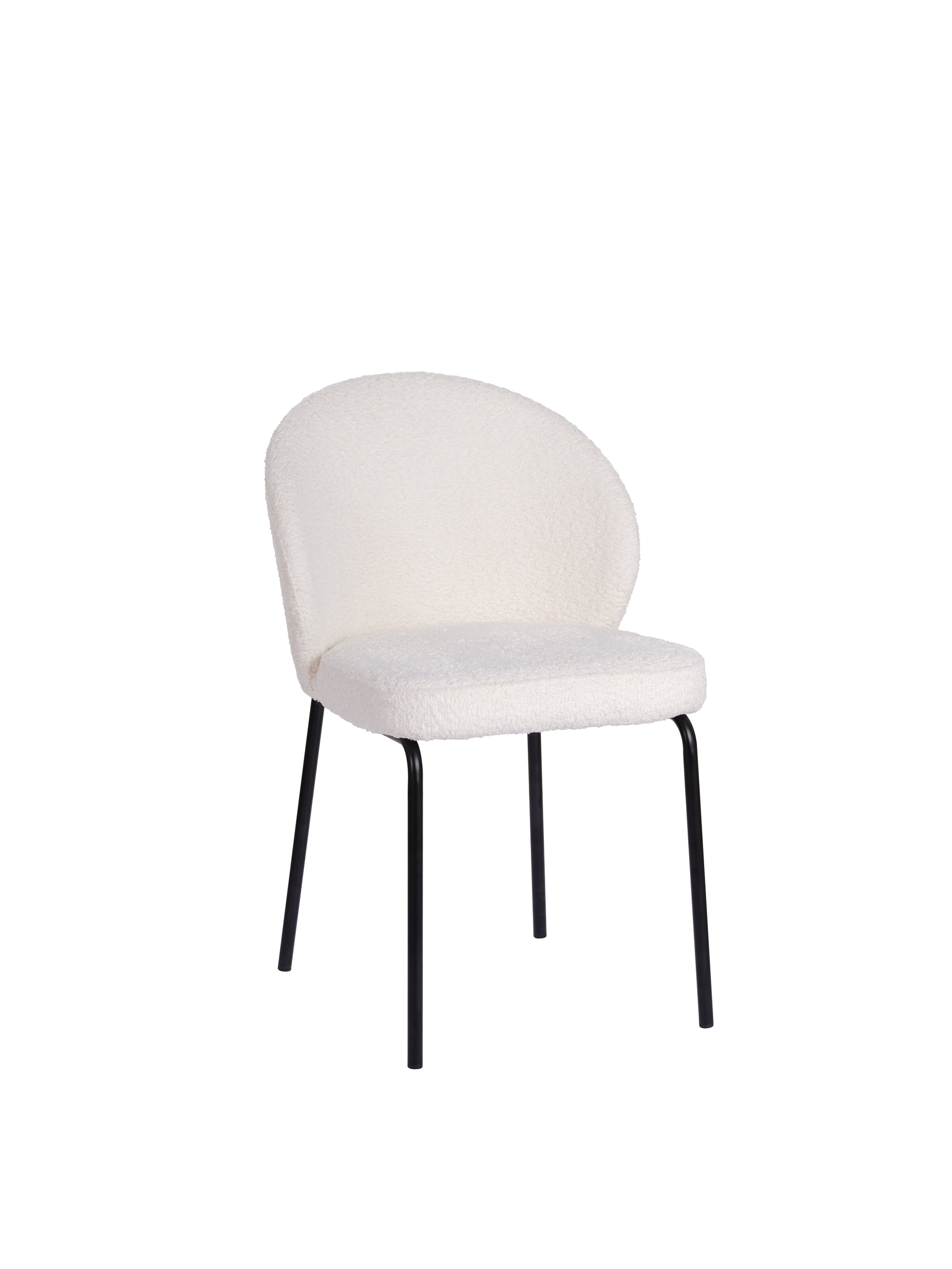 Shelby Dining Chairs Ivory Boucle (Set of 2)