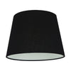 DIY Lampshade Black Fabric Slanted OD320mm