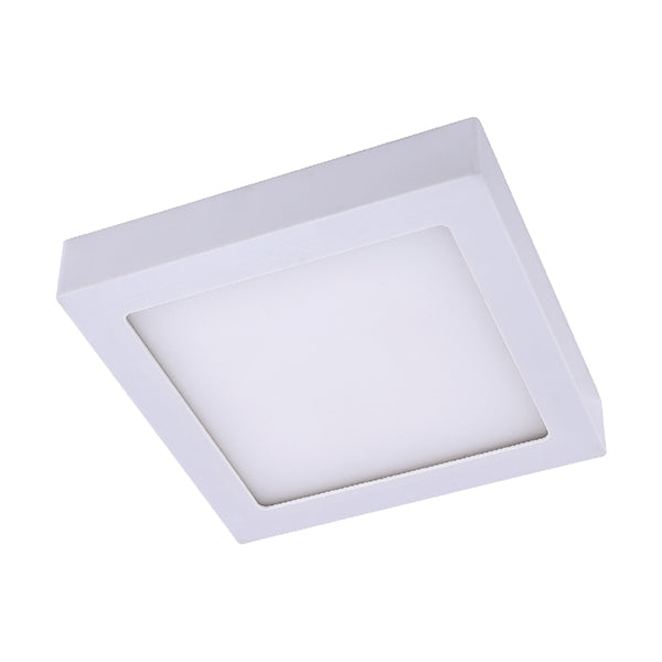 Oyster Light LED Dimmable Square White 18W 5000K IP20 OD225mm 1550LM