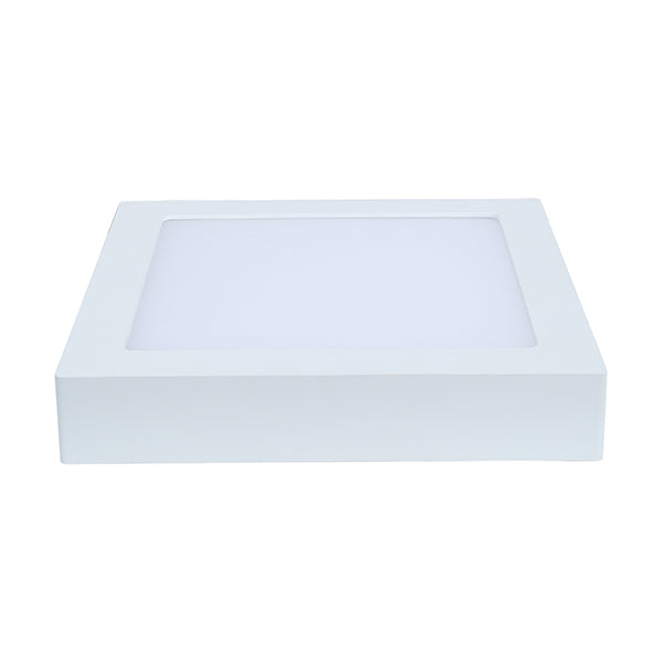 Oyster Light LED Dimmable Square White 18W 3000K IP20 OD225mm 1450LM
