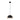 Pendant Light ES Matte Black Dome with Wood Frame OD370mm