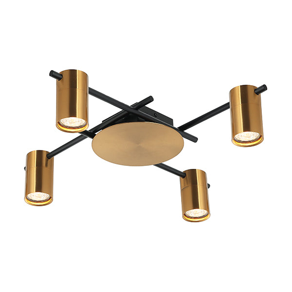 Spot Light GU10x4 Interior Ceiling Brass OD520mm H120mm Adj