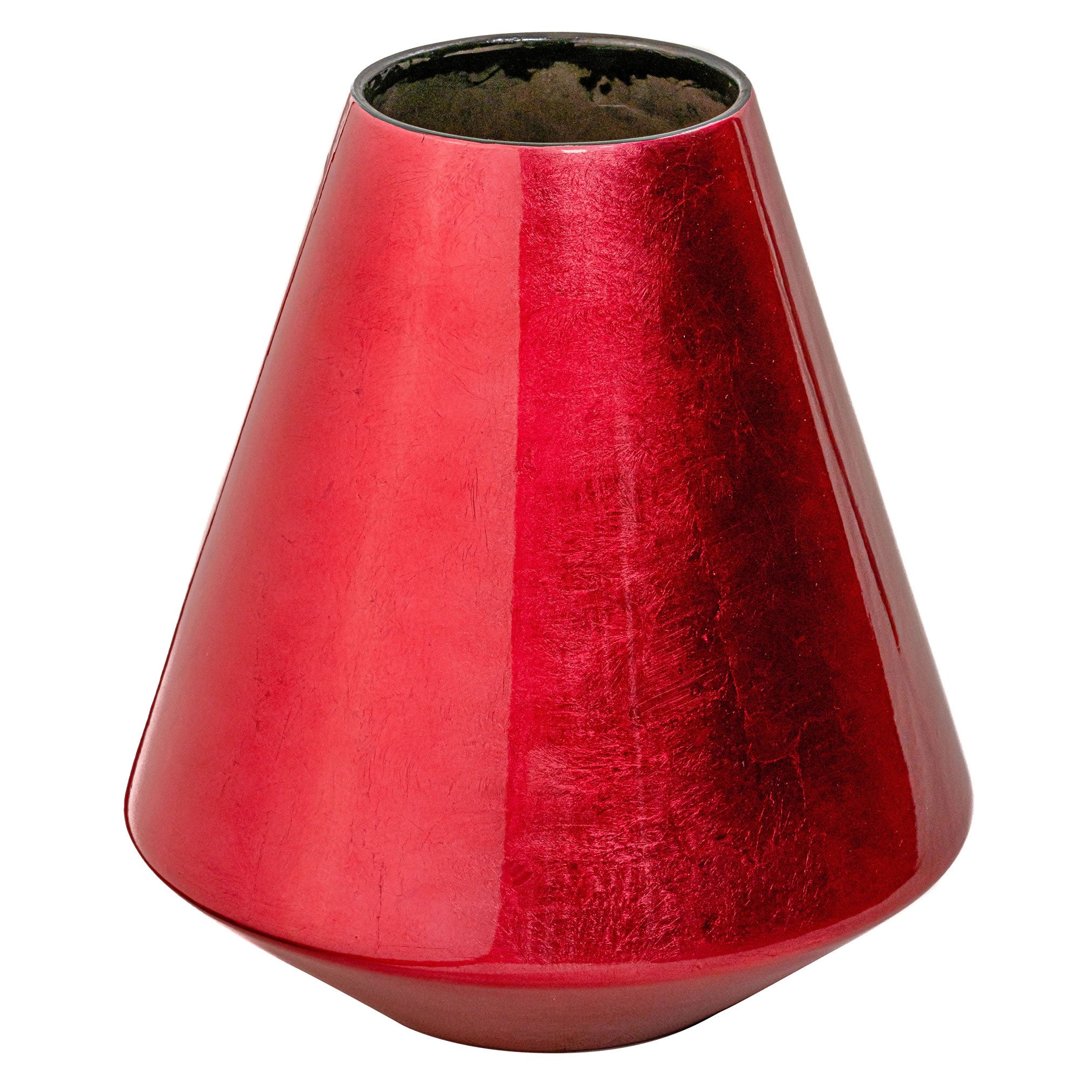 Tapered Lacquer Vase Medium - Red