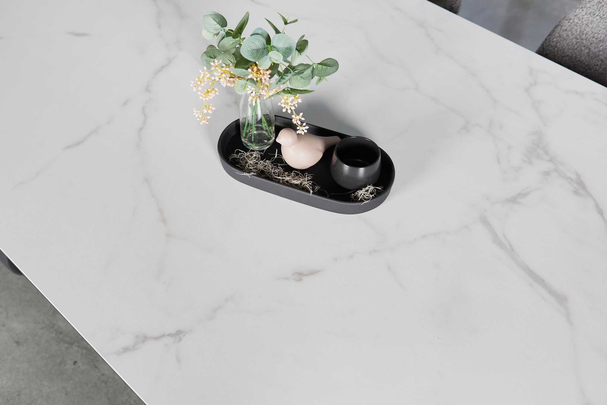 Tyree Large Dining Table Marmo Ceramic