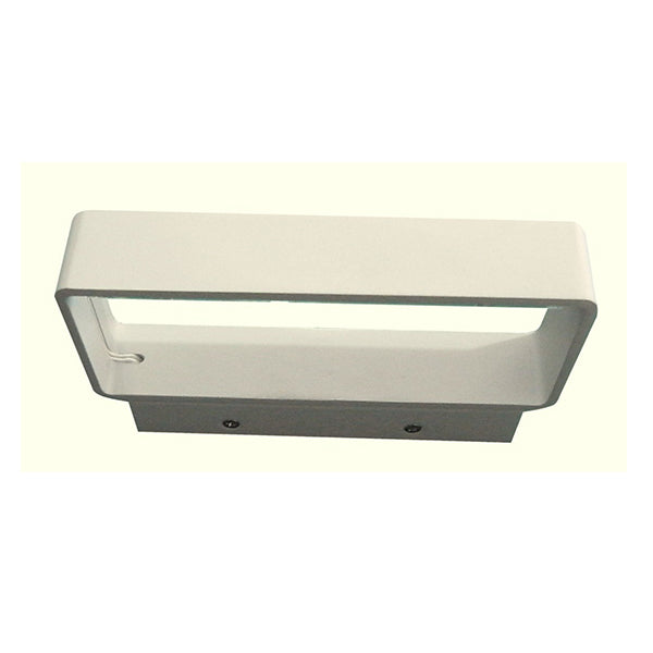 Wall Light Interior Surface Mounted Up / Down 6W Rectangular Matte White 3000K 615LM