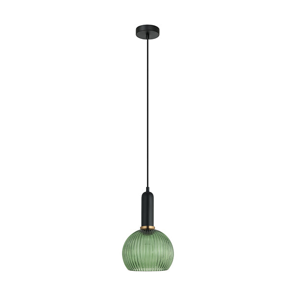 Pendant Light ES Green Glass Wine Glass OD200mm