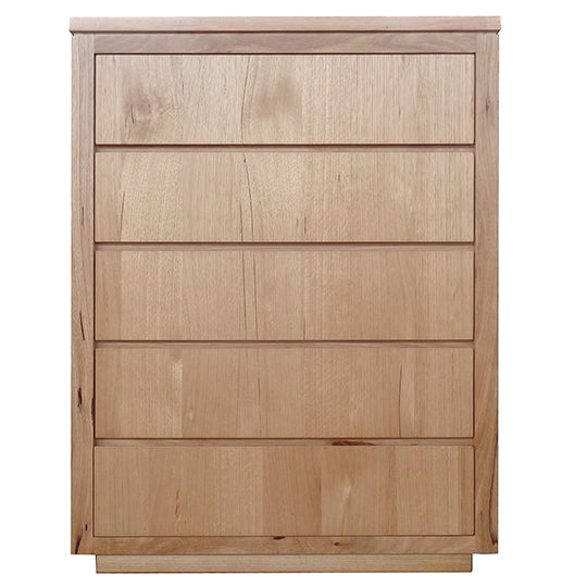 Lambton Messmate Timber 5 Drawer Tallboy