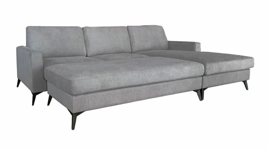 Austin 2 Seater Fabric Corner Sofa with Reversible Chaise & Ottoman