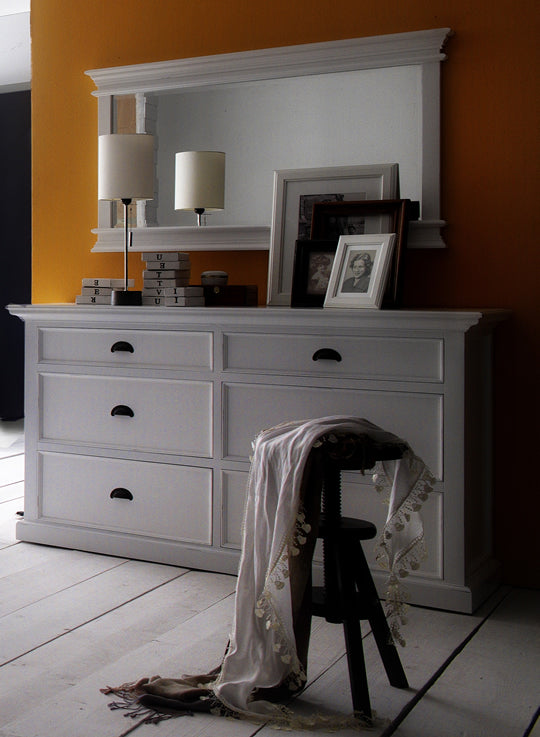 Halifax Hamptons Style Dresser - White