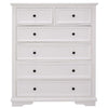 Linz Whitewash Classic Timber Tallboy