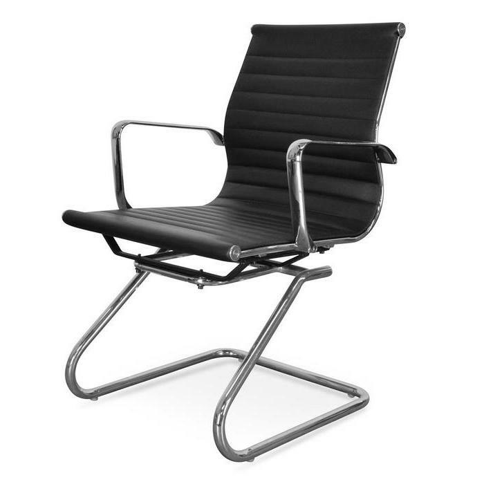 Charlie PU Leather Office Chair - Black