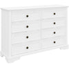 Sansa Solid Timber 8 Drawer Dresser - Without Mirror